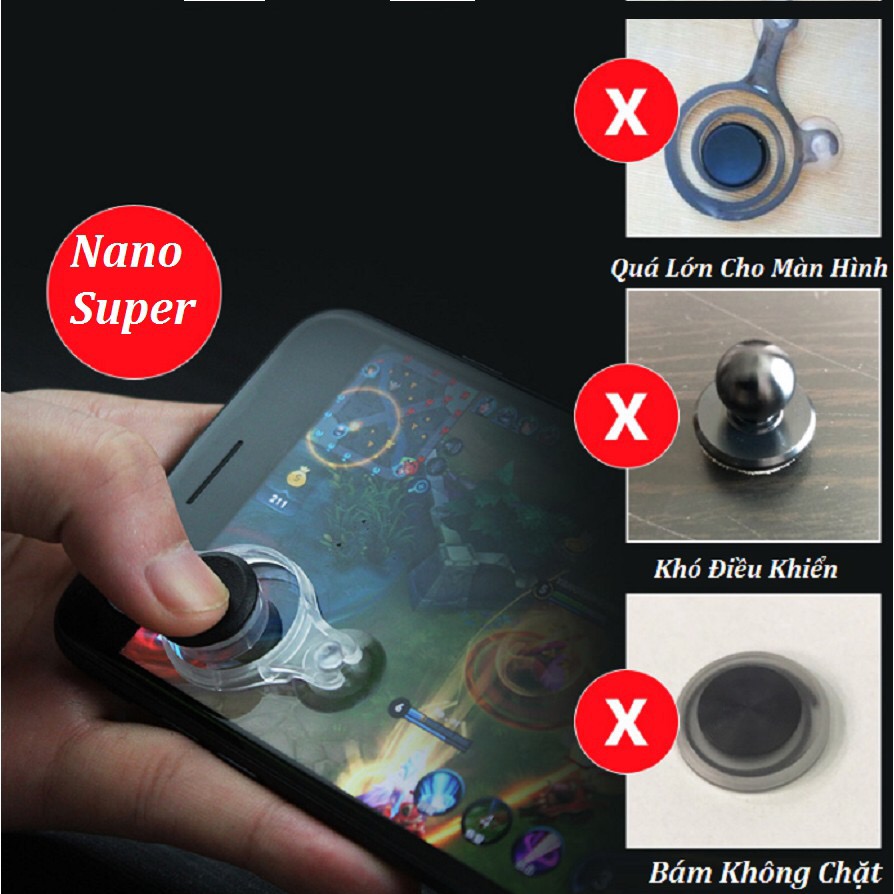 Nút chơi game Joystick Supernano iPhone, iPad, Smartphone (1 cặp)