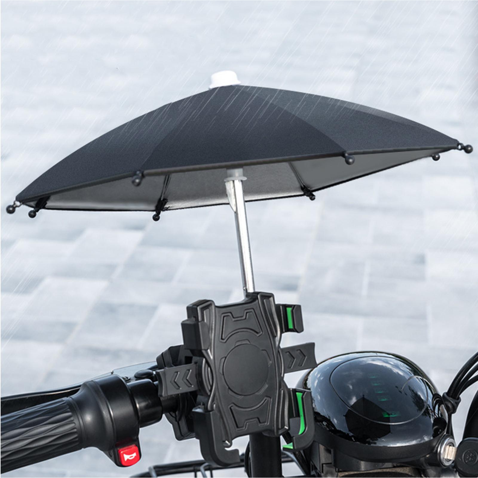 Motorcycle Phone Holder Mount with Umbrella Waterproof for Motorbike Bike