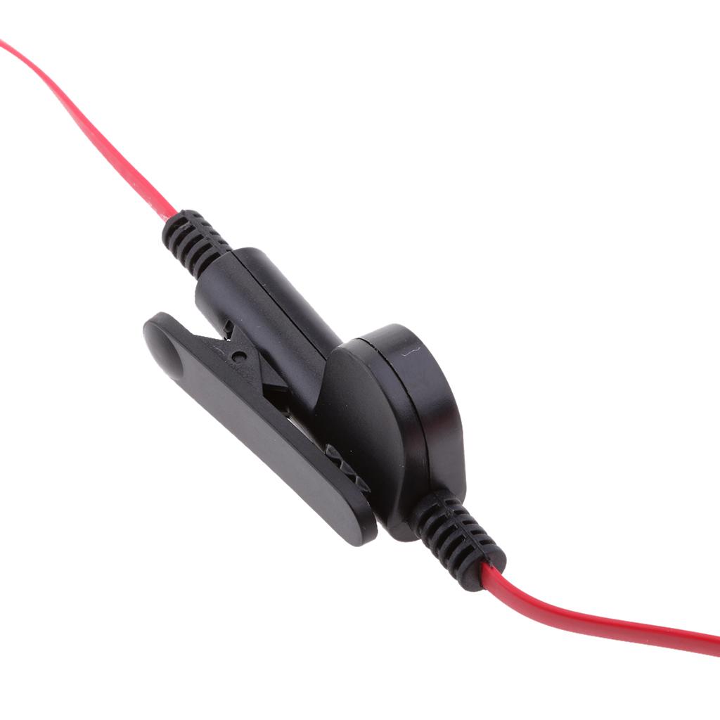 In-ear Earpiece Mic Flat Cable Earphone for Radio