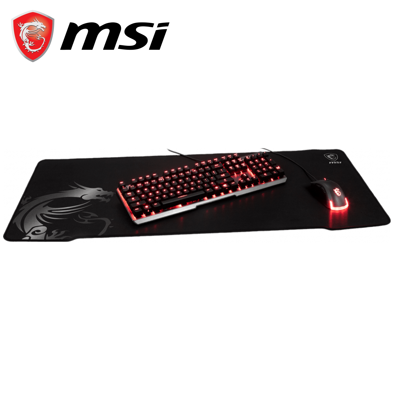 Miếng Lót Chuột Gaming MSI Agility GD70 Đế Cao Su Chống Trượt, Kích Thước 90 x 40CM - Hàng Chính Hãng