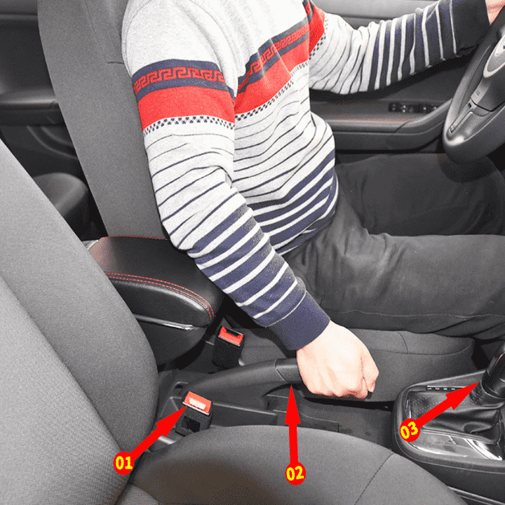 Hộp tỳ tay ô tô cao cấp DUSBF tích hợp 7 cổng USB dùng cho xe: Chevrolet Spark, Toyota Vios 2003-2007 - 2 màu: Đen và Be