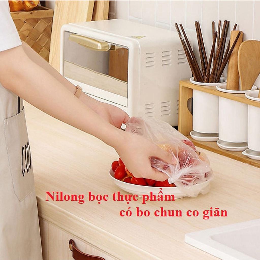 Set 100 Màng Bọc Thực Phẩm Hình Gấu (Loại Đủ), Màng Bọc Thực Phẩm Có Chun Hình Gấu Co Giãn, Bọc Gấu Bọc Thực Phẩm