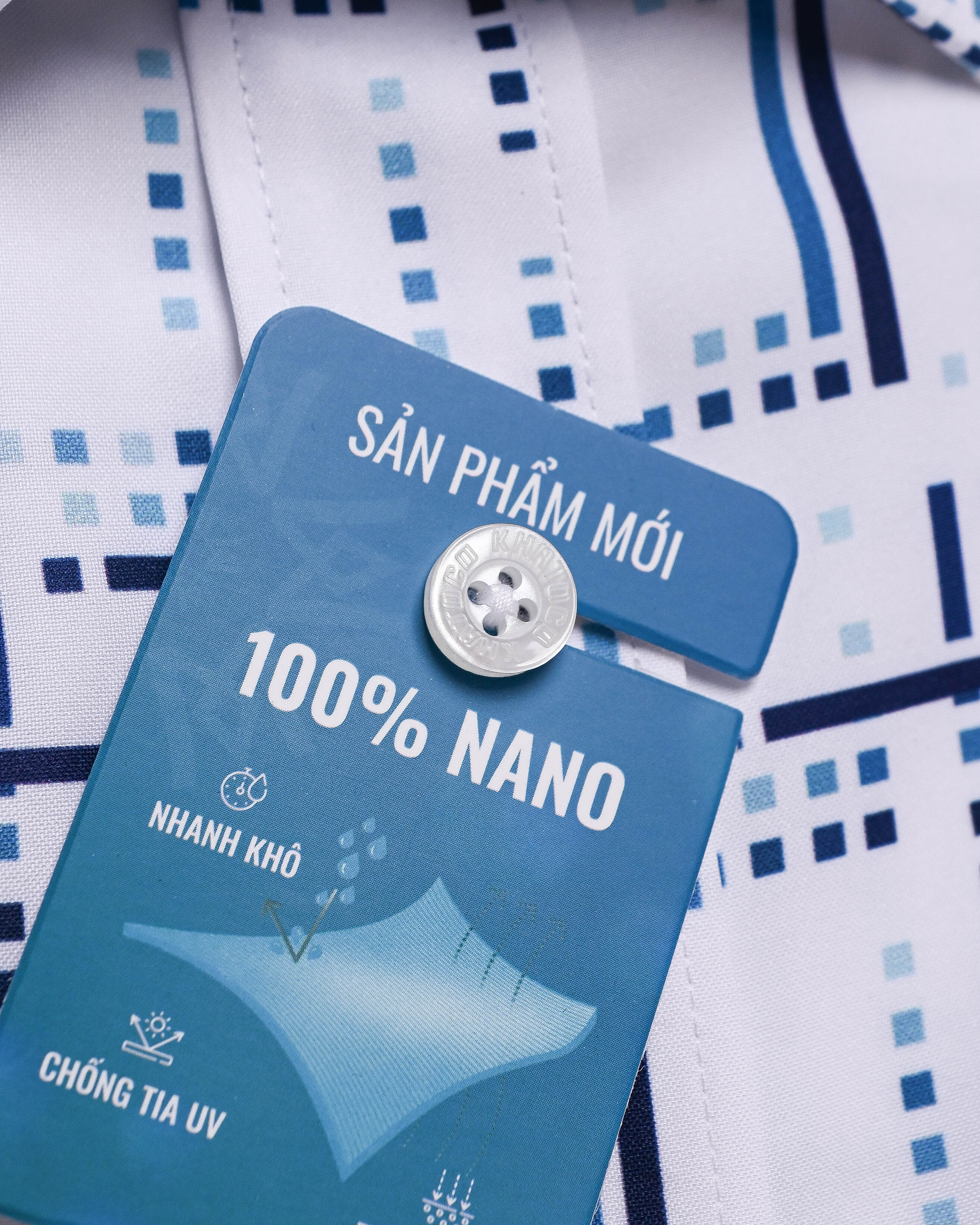 Áo sơ mi tay ngắn Khatoco