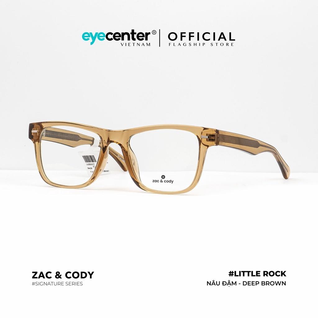 Gọng kính cận vuông nam nữ A29-S chính hãng LITTLE ROCK by ZAC CODY nhập khẩu Eye Center Vietnam