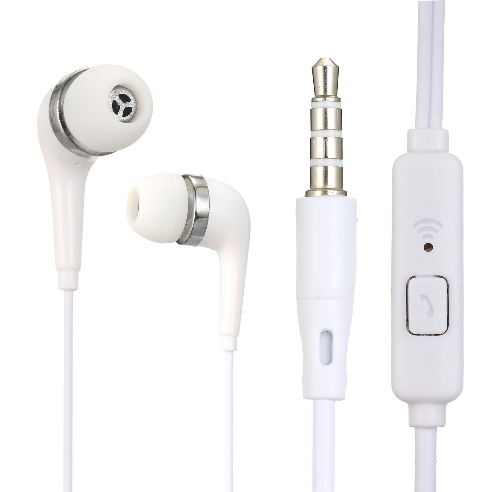 Tai Nghe Nhét Tai Có Dây 3.5mm Cho Điện Thoại Di Động Máy Tính Xách Tay Máy Tính Bảng