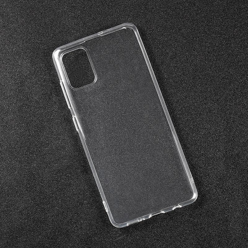 Ốp lưng silicon dẻo trong suốt Loại A cao cấp cho Samsung Galaxy A71