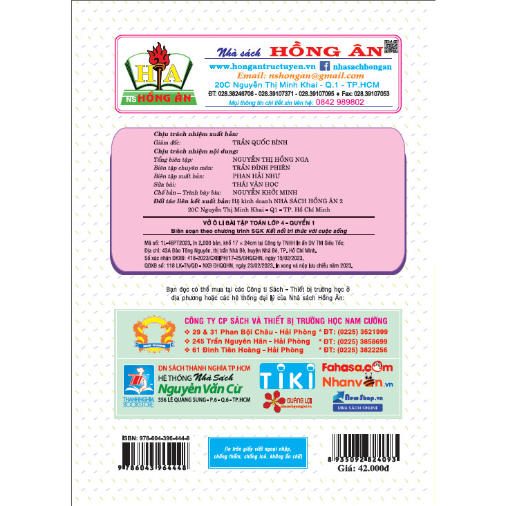 Vở ô li bài tập toán 4 - quyển 1 (biên soạn theo chương trình sgk kết nối tri thức với cuộc sống