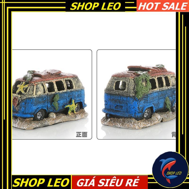 Mô hình ô tô trang trí - phụ kiện trang trí bể cá - hang tép - phụ kiện thủy sinh - hồ cá cảnh - shopleo