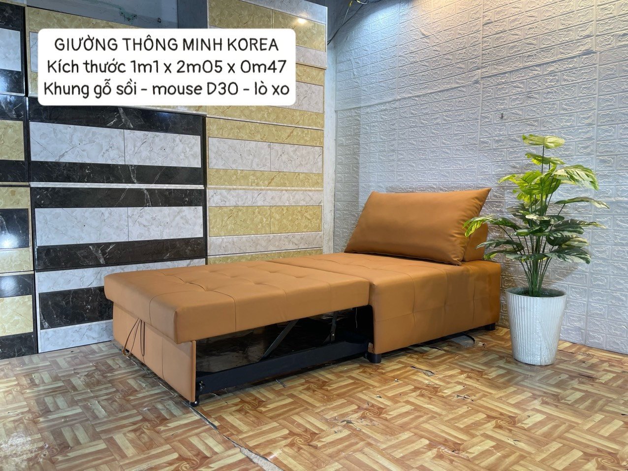 Sofa giường kéo, sofa thư giãn, sofa thành giường thông minh Juno Sofa chất liệu vải chân sắt hiện đại (GH_21CT)