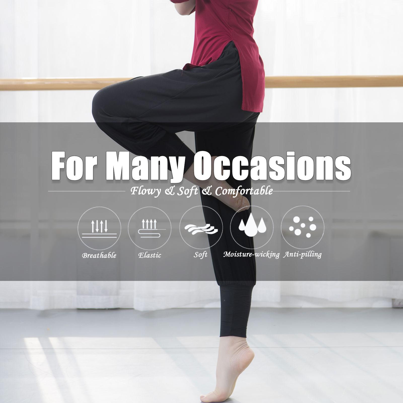 Quần tập thể thao cho nữ, co giãn, mềm mại thích hợp tập yoga, khiêu vũ, chạy bộ,...