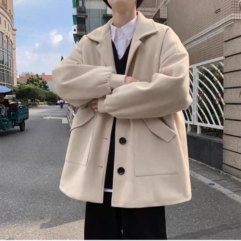 Được kiểm hàngÁo khoác dạ unisex form rộng ️Hàng siêu cấp️