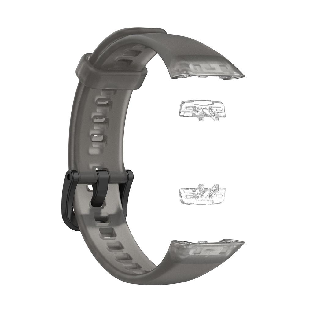 Dây Đeo Silicon Trong Suốt Chống Nước Cho Đồng Hồ Thông Minh Huawei Honor Band 6