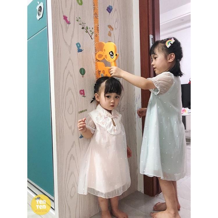 Thước đo chiều cao dán tường cho bé đồ chơi decal dán tường đo chiều cao trẻ em