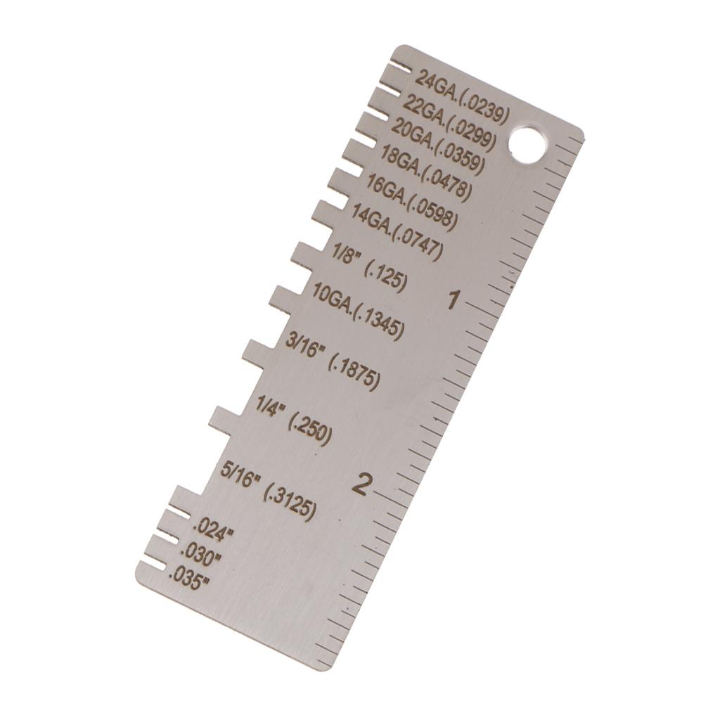 Wire Sheet Thickness Gauge Thickness Size Inspection Tool Welding Gauge New