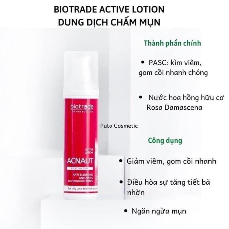 HÀNG NHẬP KHẨU - Lotion chấm mụn Biotrade Acnaut Active Lotion Dung dịch ngừa giảm mụn hoạt tính -Dược Mỹ Phẩm Nhập Khẩu