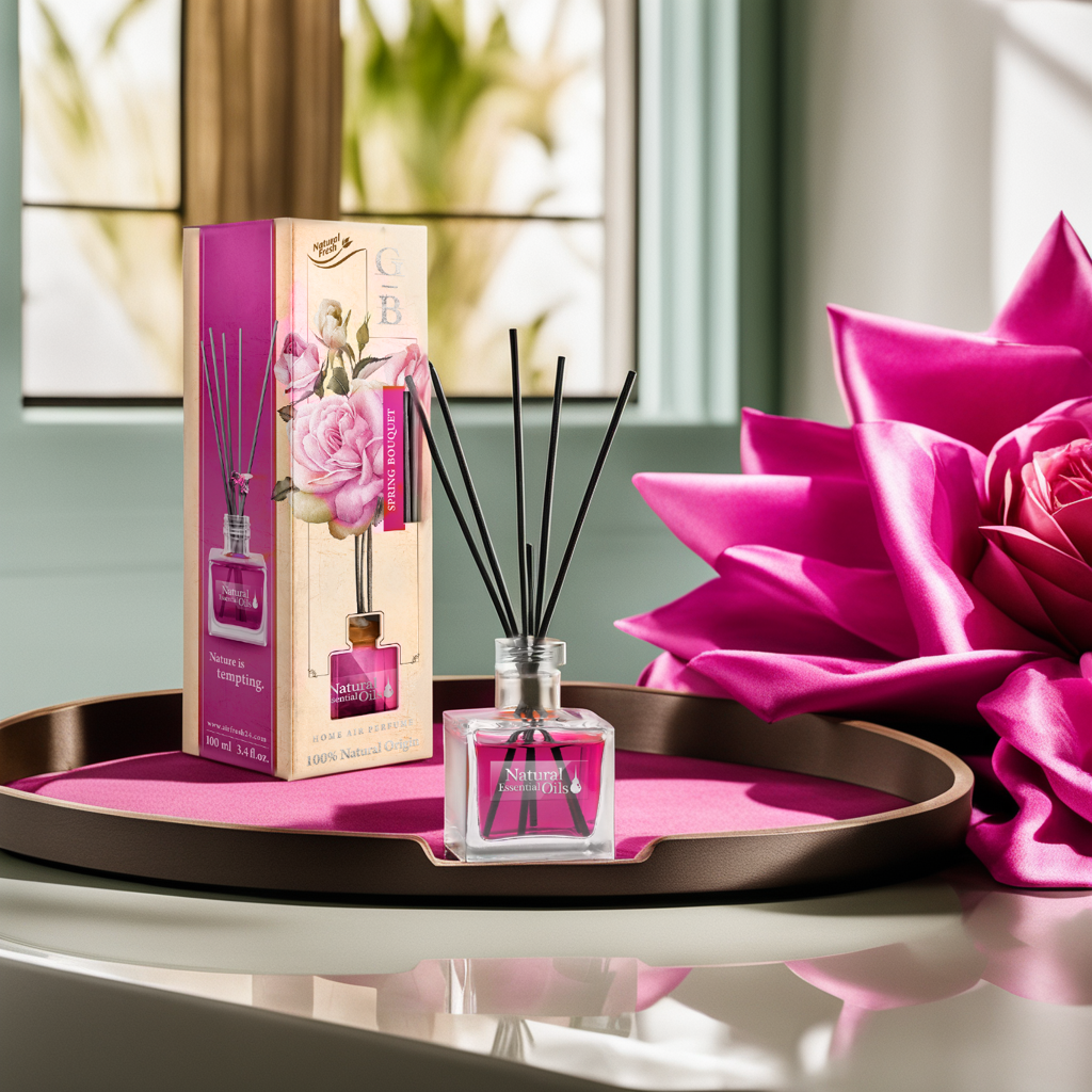 Nước hoa thơm phòng Elix - Garden Botanica - Hương Spring Bouquet (Hoa Anh Đào) - 100ml Khử mùi tốt, lưu hương lâu, sản phẩm Chính Hãng nhập khẩu Ba Lan