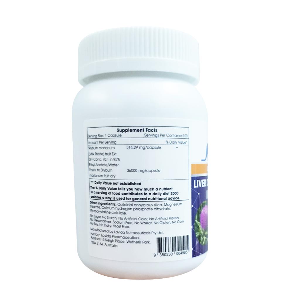 Thực phẩm bảo vệ sức khỏe Viên Uống Giúp Thải Độc Gan Của Úc - Liver Detox - AuGoldHealth