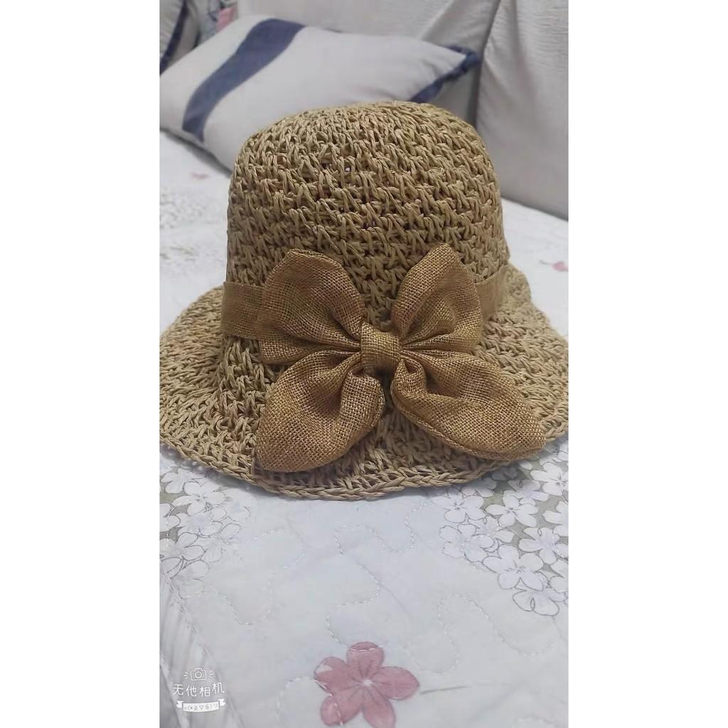 MŨ CÓI VINTAGE TRÒN ĐÍNH NƠ MÃ -05