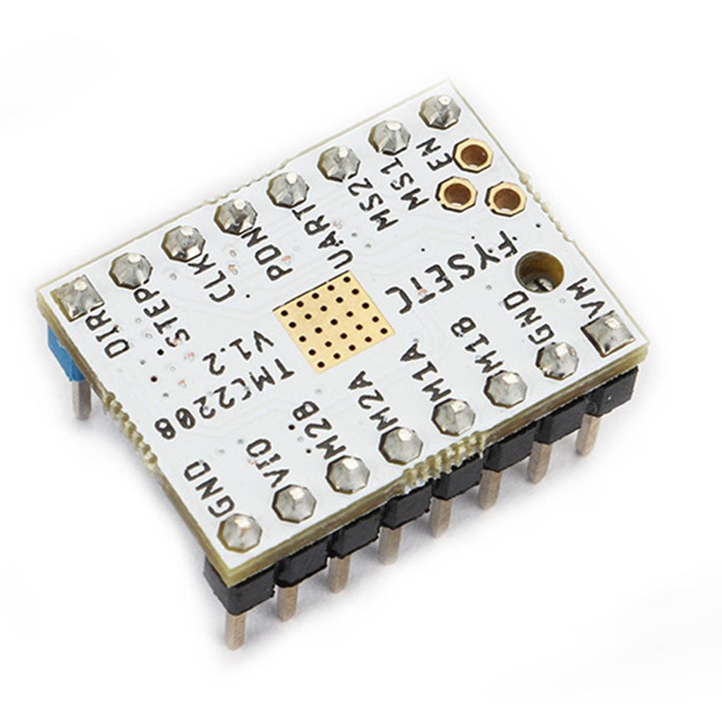 TMC2208 3D Printer Step Stick Module Stepper Motor Driver+Heat Sink, White
