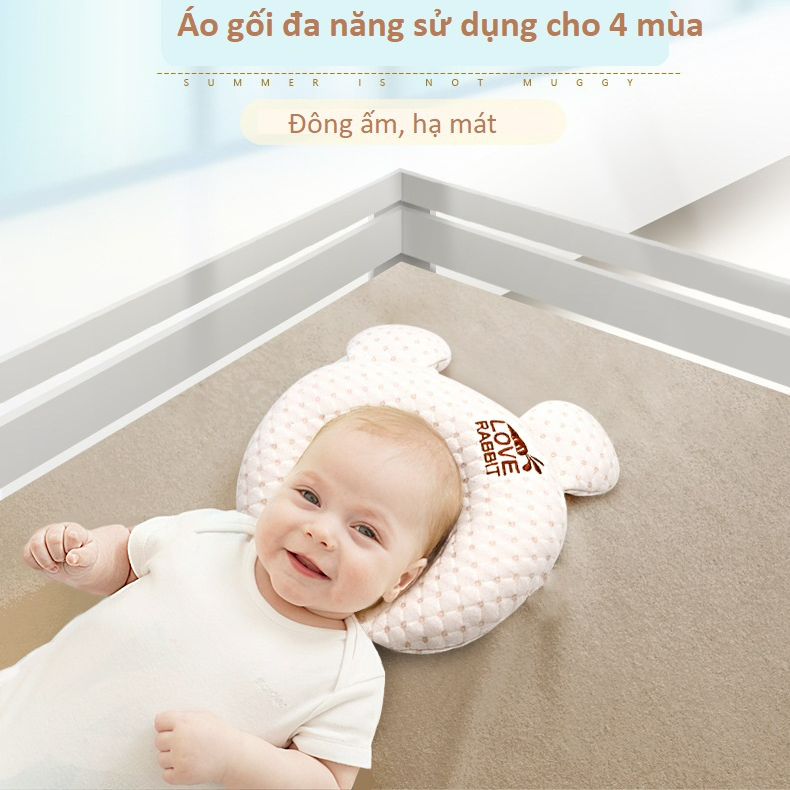 Gối Cao Su Non Cho Em Bé Loại Cao Cấp Chính Hãng Tila-Tila Thương Hiệu Đức Mã TG02 Chống Méo Đầu, Bẹp Đầu, Nghẹo Cổ, Còm Lưng Bé