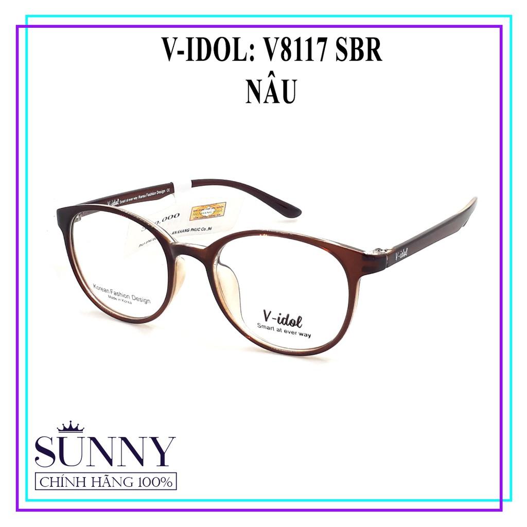 V8117 gọng kính V-idol chính hãng, thiết kế dễ đeo bảo vệ mắt