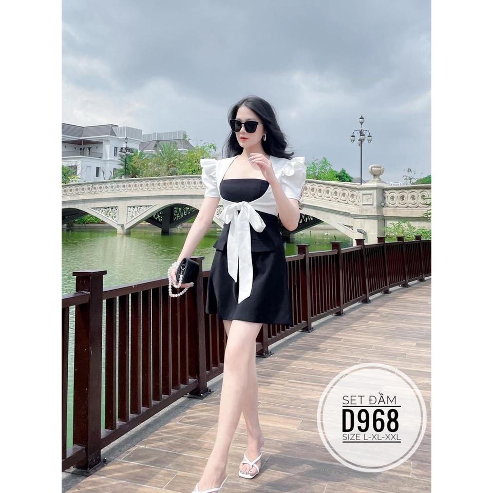 ĐẦM ĐI TIỆC 2S KÈM KHOÁC SANG CHẢNH BIGSIZE