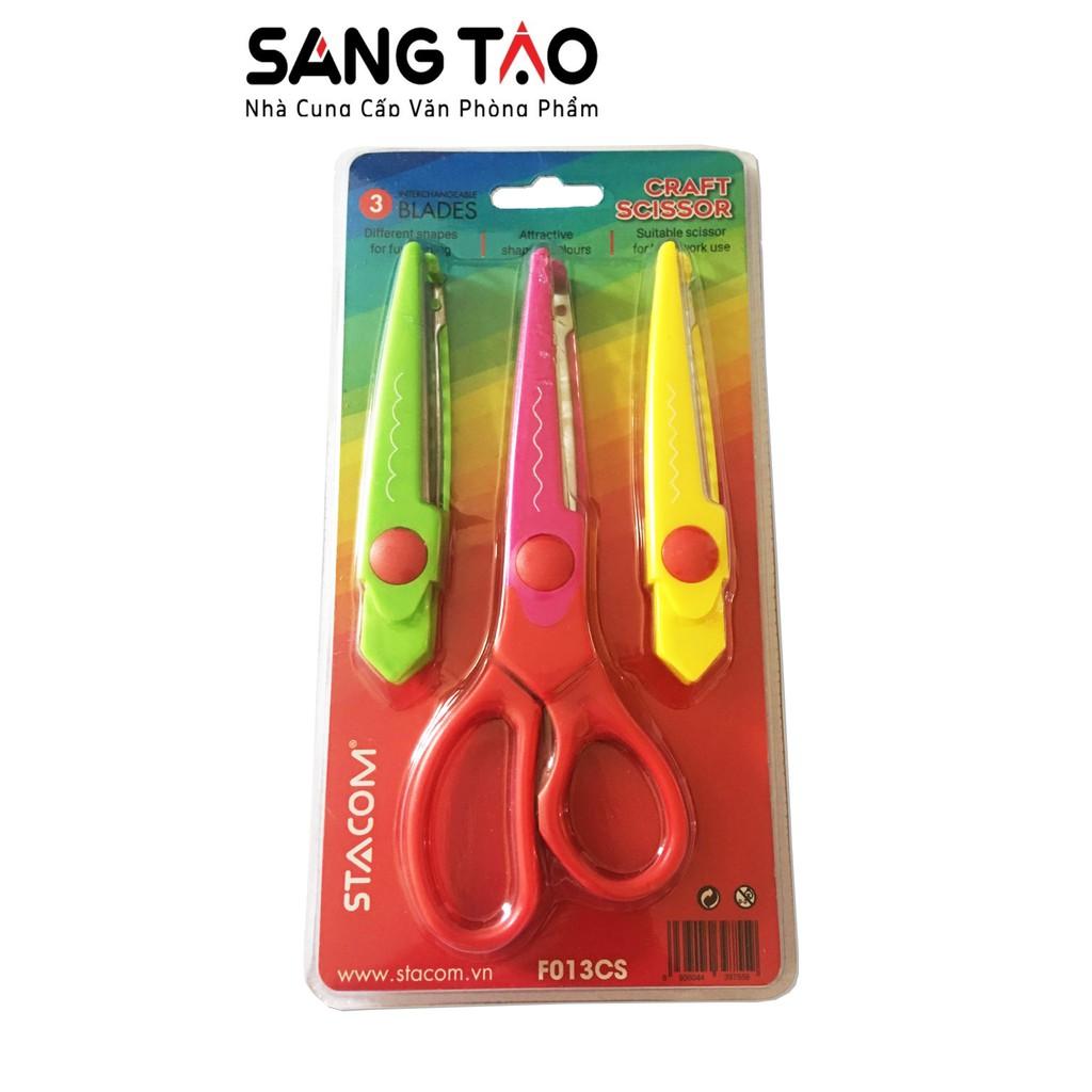  Set 2 Kéo Răng Cưa Học Sinh Stacom F013CS