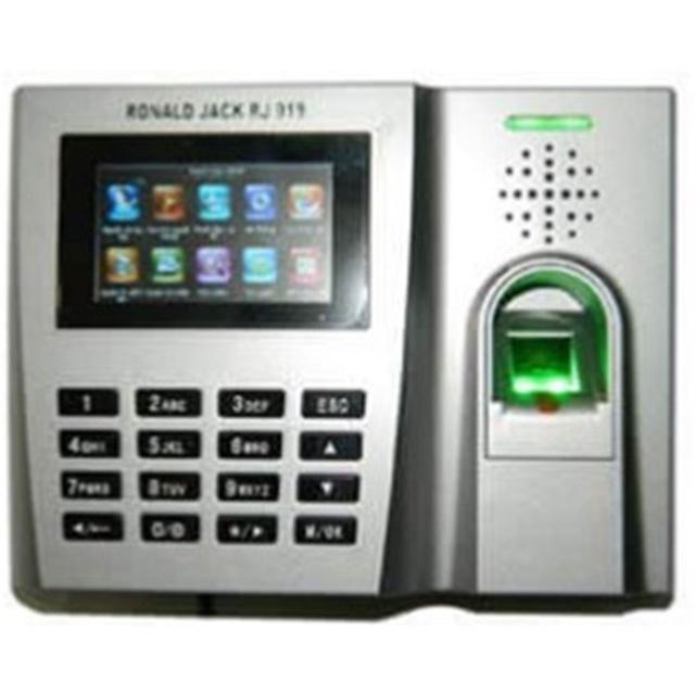 Máy chấm công Ronald Jack RJ919,3000 vân tay và thẻ dấu vân tay,giao tiếp TCP/IP,tích hợp âm thanh,password - Hàng Chính Hãng