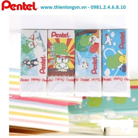 Combo 4 Tẩy Pochan Pentel ZEH-05PTP (nhiều hình)