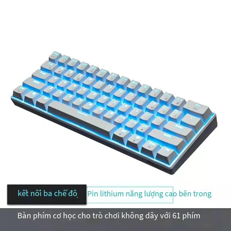 Bàn phím cơ bluetooth có dây/không dây ba chế độ 61 phím thuận lợi nhất bàn phím mac bàn phím amazon ebay