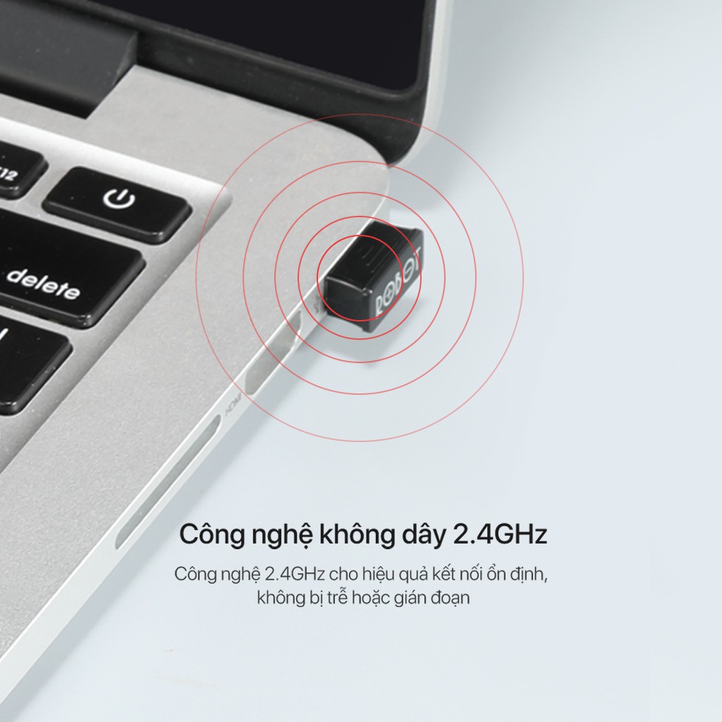 Chuột Quang Không Dây 2.4GHz - ROBOT M310 - Hàng Chính Hãng