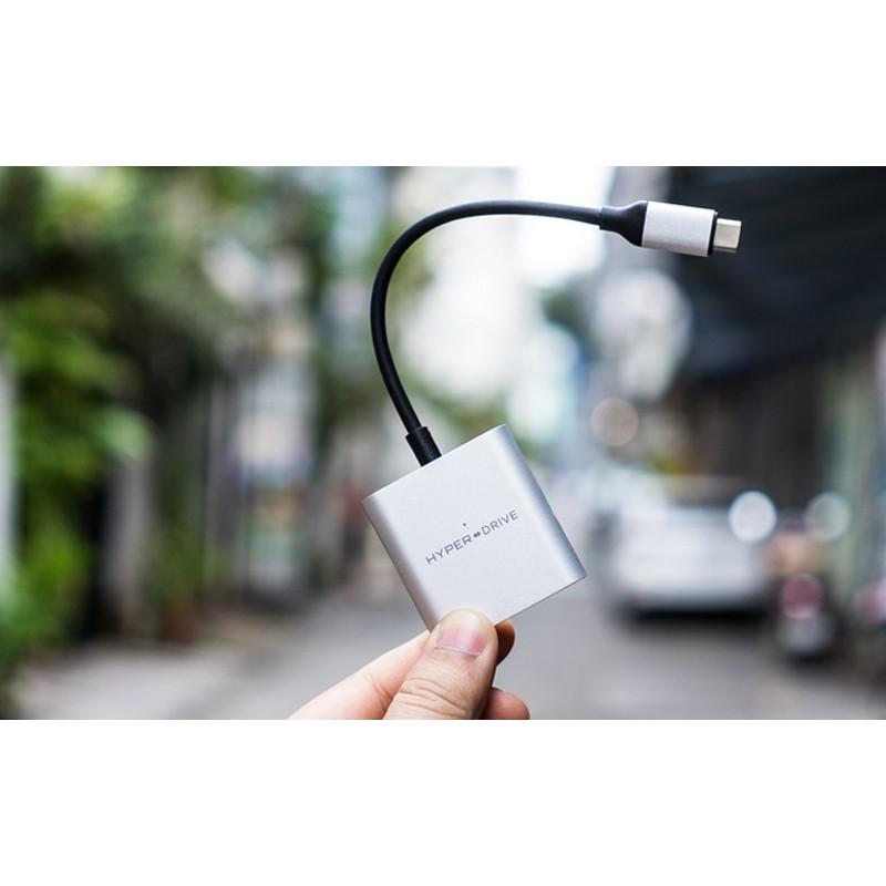 CỔNG CHUYỂN HYPERDRIVE 4K HDMI 3-IN-1 USB-C HUB FOR MACBOOK – HD259A - hàng chính hãng