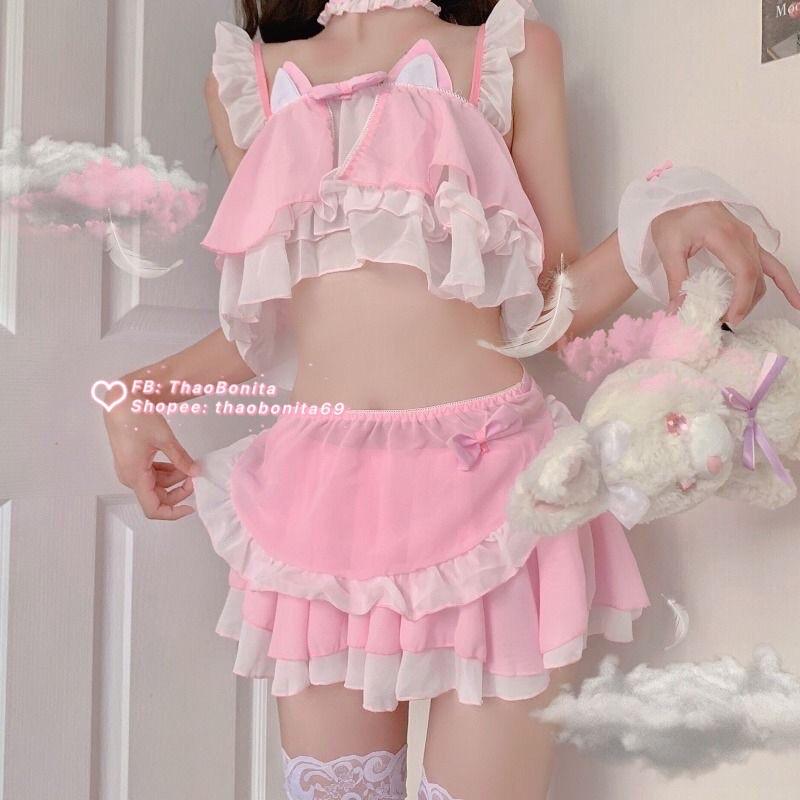 Set cosplay voan bé mèo đáng yêu- T210 GIAO HOẢ TỐC HCM