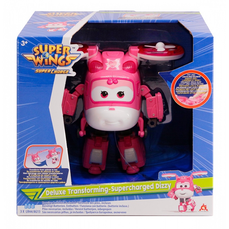 Đồ Chơi SUPERWINGS Robot Biến Hình Cỡ Lớn Có Đèn Và Âm Thanh  -  Dizzy YW740434