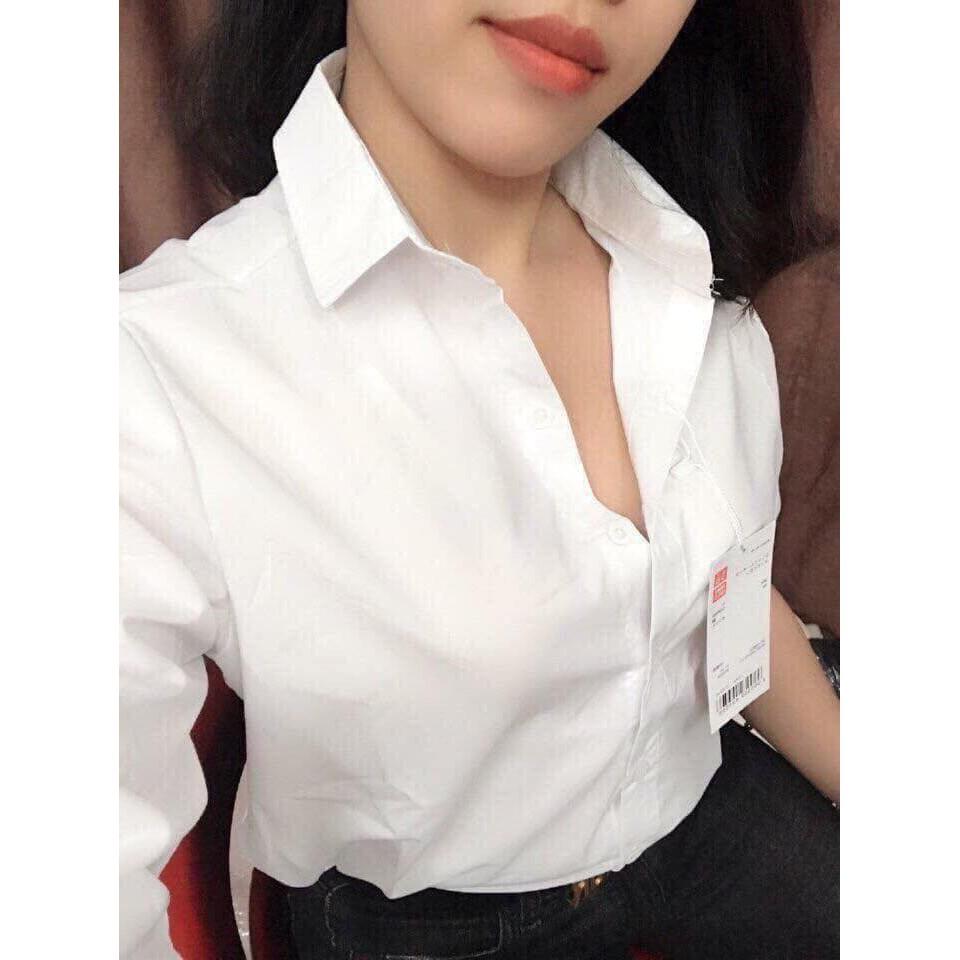Áo sơ mi trắng không nhăn, không nhàu