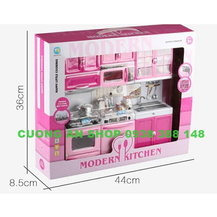 Bộ 3 tủ bếp đồ chơi có đèn