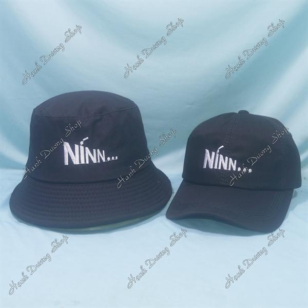 Set Nón Cặp Bucket & Cap Nín (NIN01); (KIN01) - Combo Nín