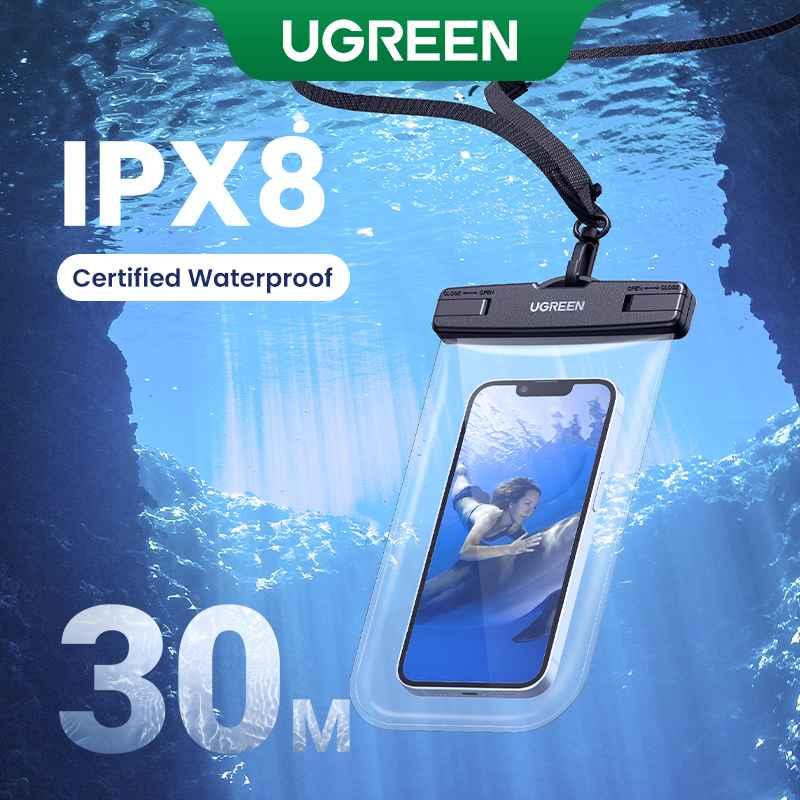 Ugreen UG25431LP186TK 7.2inch IPX8 sâu 30M Bao đựng điện thoại chống nước chất liệu nhựa trong suốt - HÀNG CHÍNH HÃNG