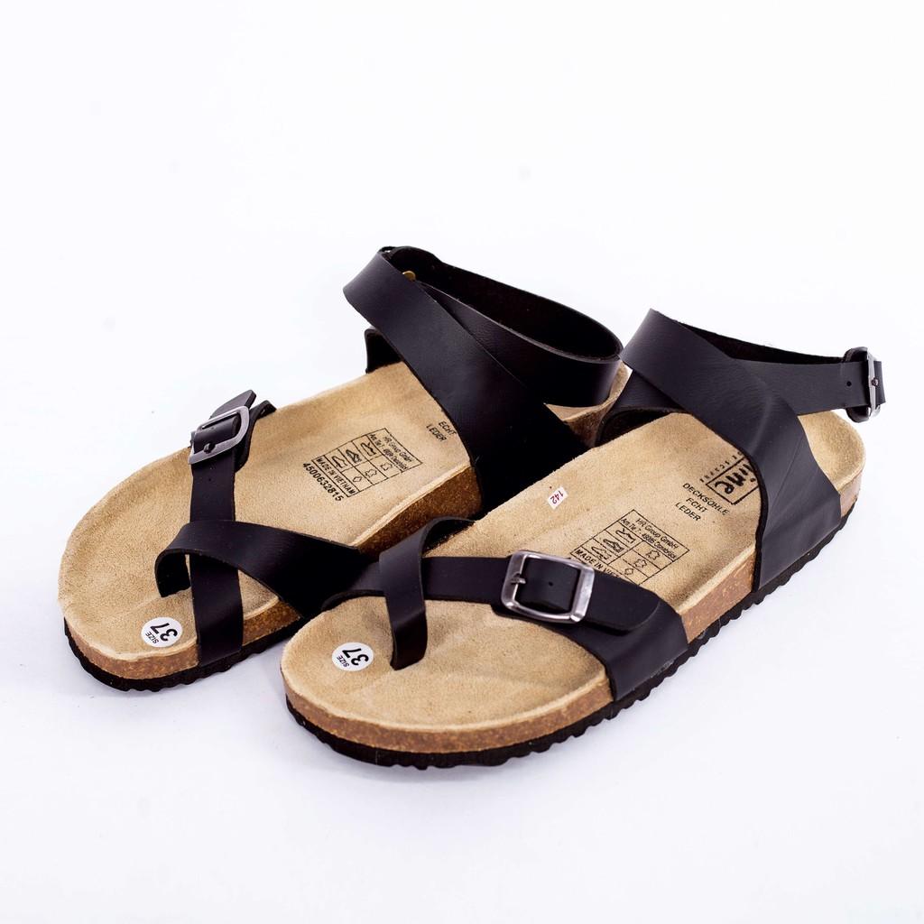 SANDAL UNISEX xỏ ngón quấn cổ chân chất liệu da tổng hợp mã PU16