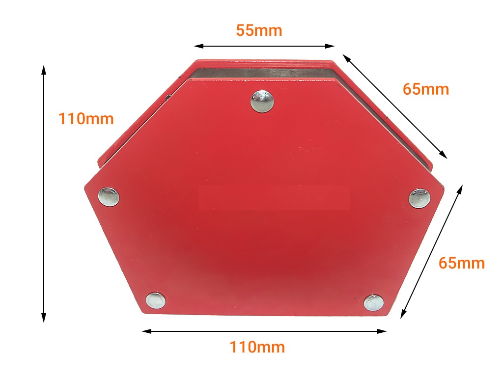 Ke góc nam châm hình  lục giác lực hút 33kg