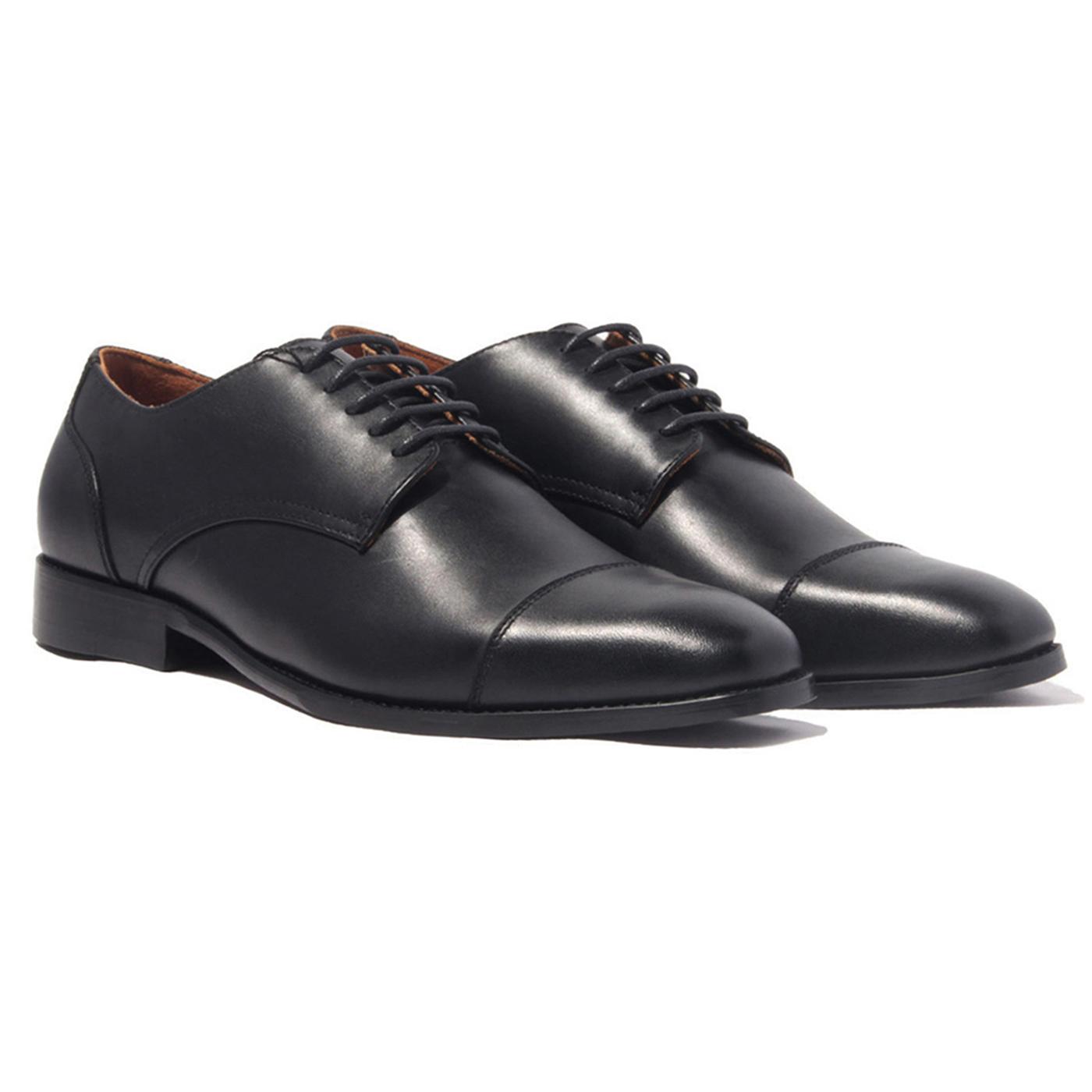 Giày Tây Nam Công Sở Banuli Da Bê Italian Dây Buộc Cap Toe Derby H1CD1 (Da Veg Itali Mềm Dẻo, Đế Siêu nhẹ, Bảo Hành Trọn Đời)
