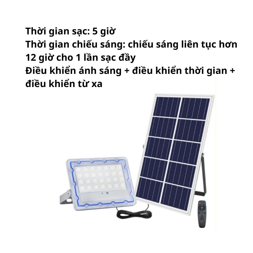 Đèn năng lượng mặt trời 100W WK0201 có điều khiển từ xa, Đèn led năng lượng mặt trời 100W