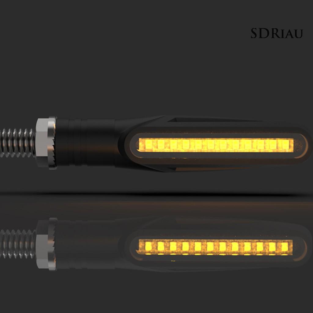 Bộ 2 Đèn Led Tín Hiệu Chống Thấm Nước 12v Cho Xe Mô Tô