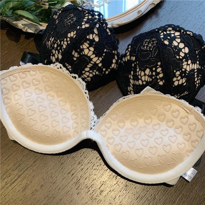 Áo cup ngực xinh xắn phủ họa tiết ren quyến rũ - bra có gọng, mút êm mềm có ma sát bám dính phù hợp phối áo sơ mi A096