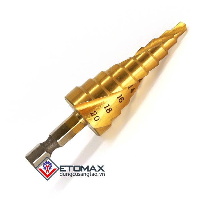 Bộ 3 mũi khoan tháp xoắn ốc đường kính từ 4mm - 32mm