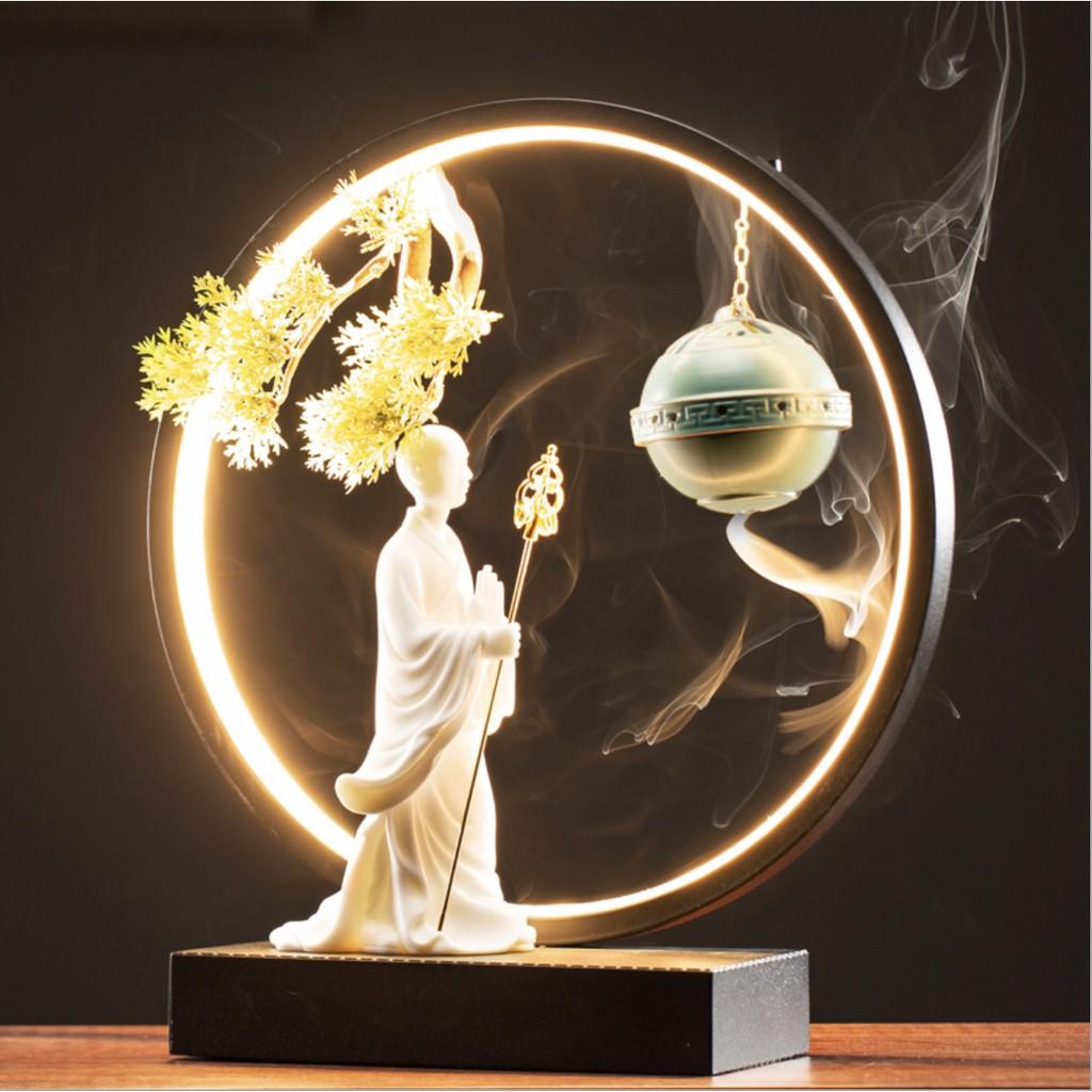 BỘ XÔNG TRẦM HƯƠNG ĐÈN LED TRÒN HÀNH TU TÂY THIÊN - TO THE WEST