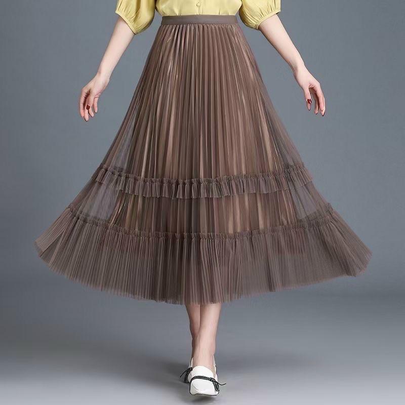 Chân váy xếp ly mặc 2 mặt