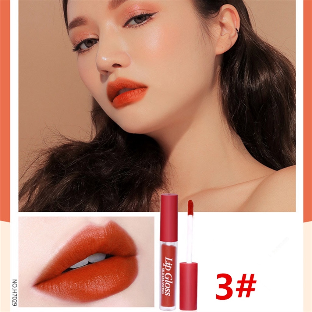 Set 6 son kem kháng nước lâu trôi và giữ ẩm cho môi Hengfang Lip Gloss Silky&amp;Lasting