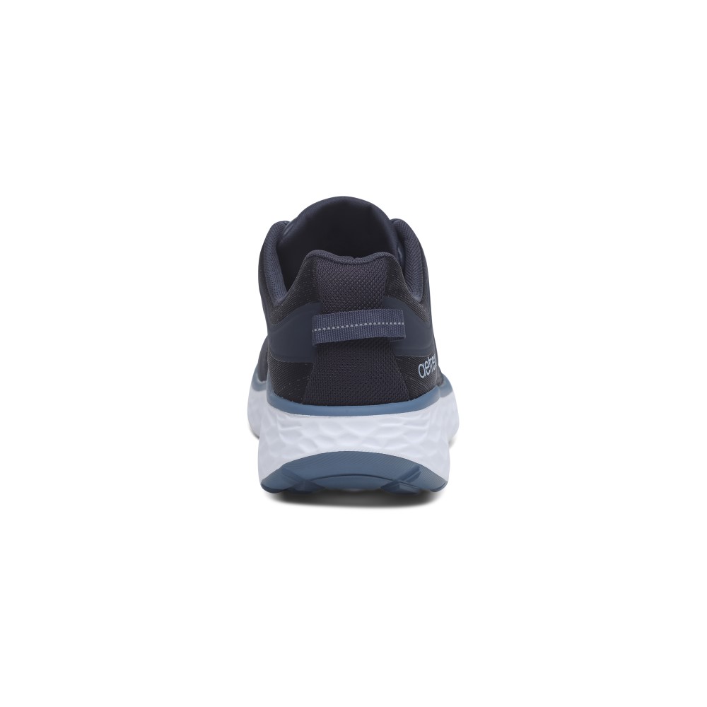 Giày thể thao sức khỏe nam Aetrex Chase Navy - sneaker nhẹ, đế cao đệm nâng vòm