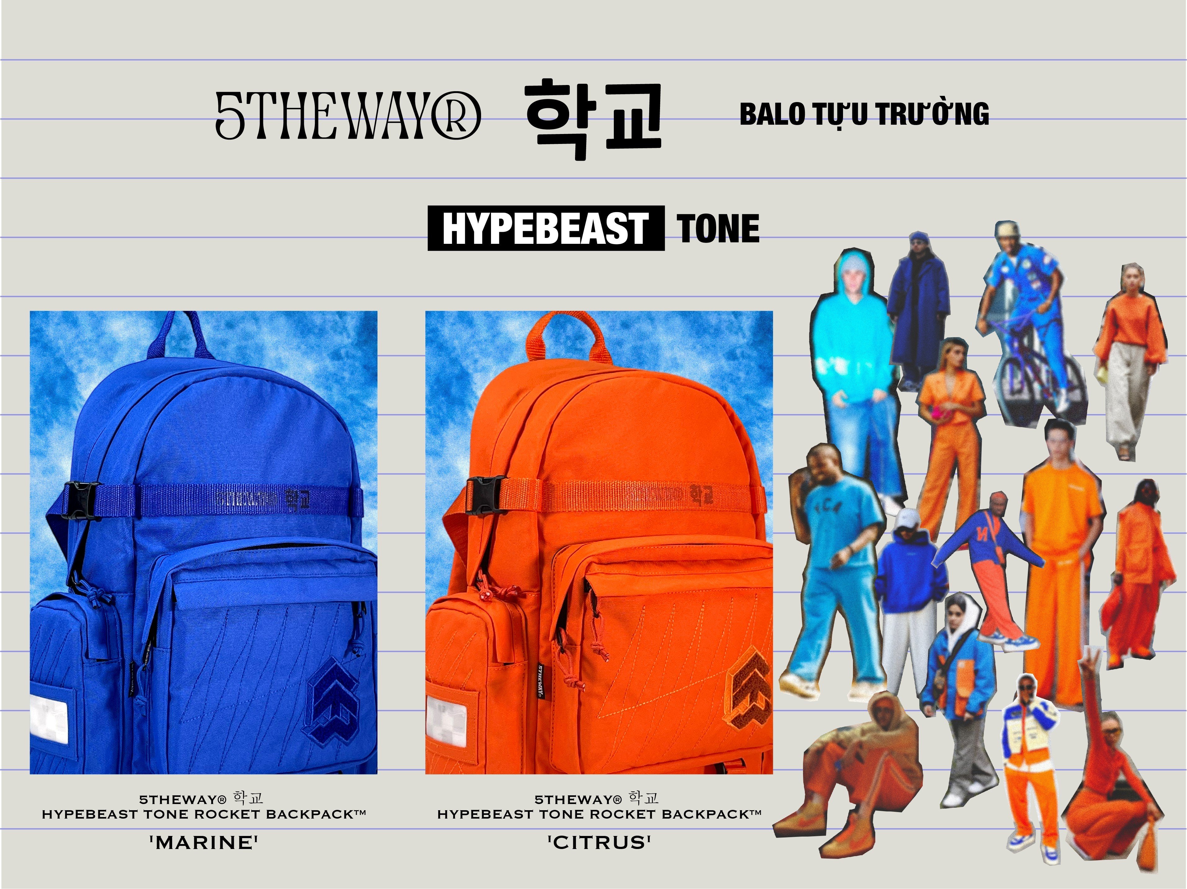 Balo 5THEWAY 학교 HYPEBEAST TONE ROCKET BACKPACK